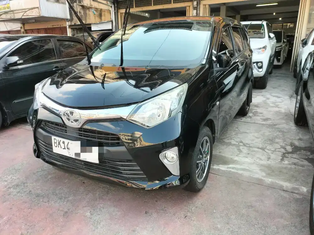 DP 17jt! Toyota Calya G AT Matic Hitam 2019