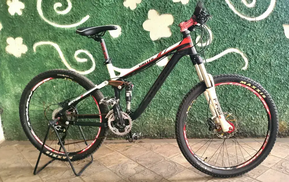 DIJUAL SEPEDA MTB PATROL 512 SIZE 16 FULL SUSPENSION SHIMANO SLX