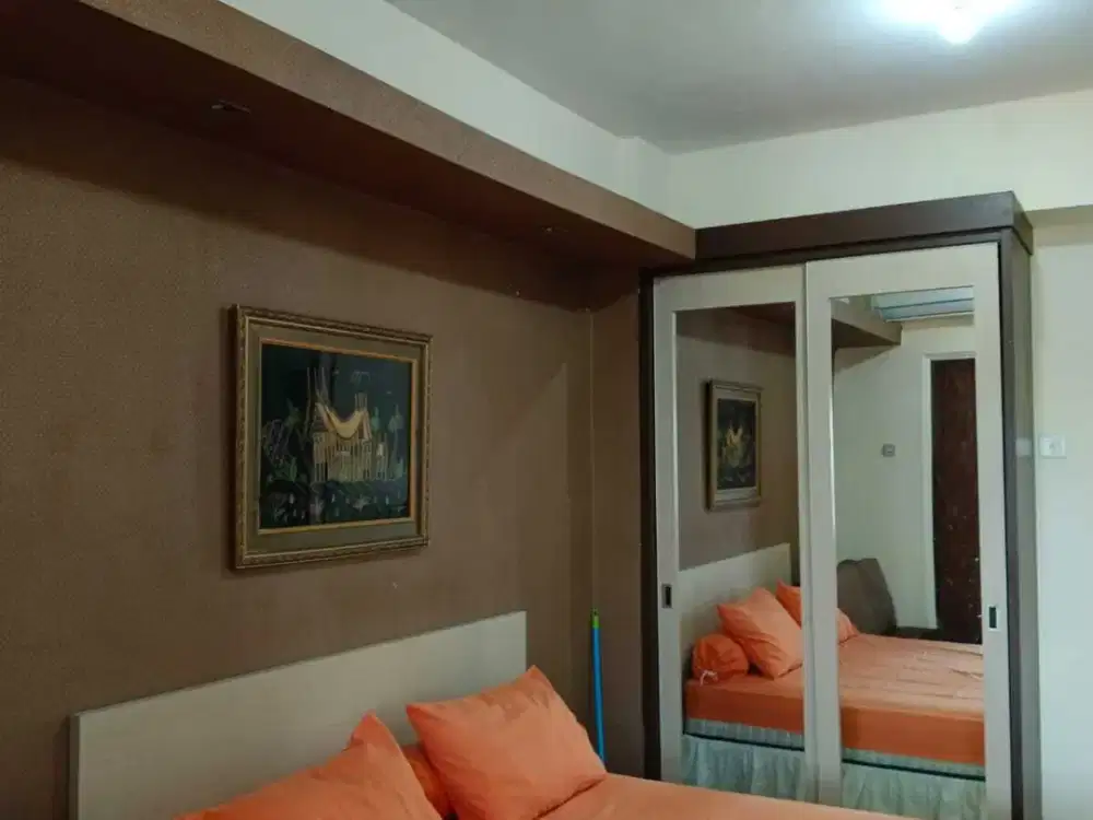 Murah apartmen studio furnish siap huni di green pramuka