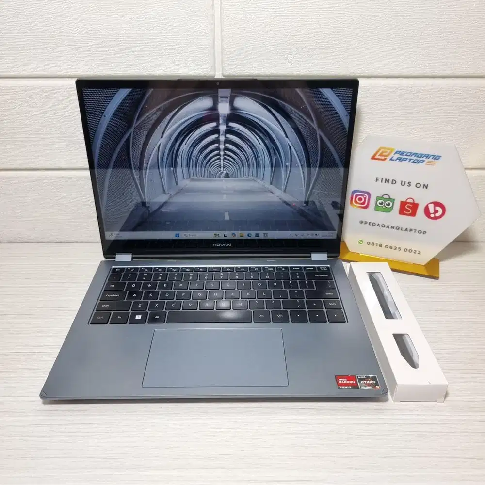 ADVAN 360 STYLUS PRO 2in1 RYZEN 5-7430U RAM 8GB SSD 512GB Touchscreen
