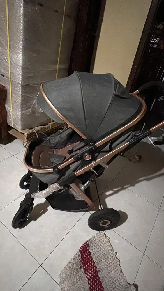 Beige stroller (newborn-toddler)