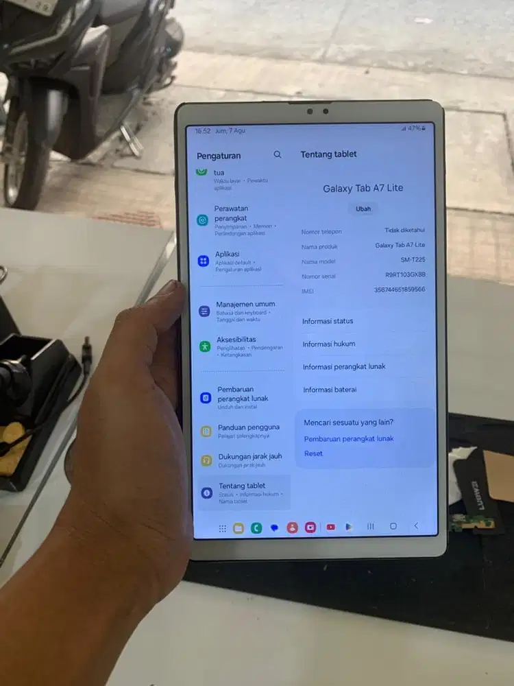 Samsung tab a7 lite bisa simcard