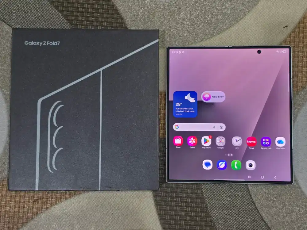 SAMSUNG ZFOLD Z FOLD 7 256GB/12GB SILVER SEIN GARANSI