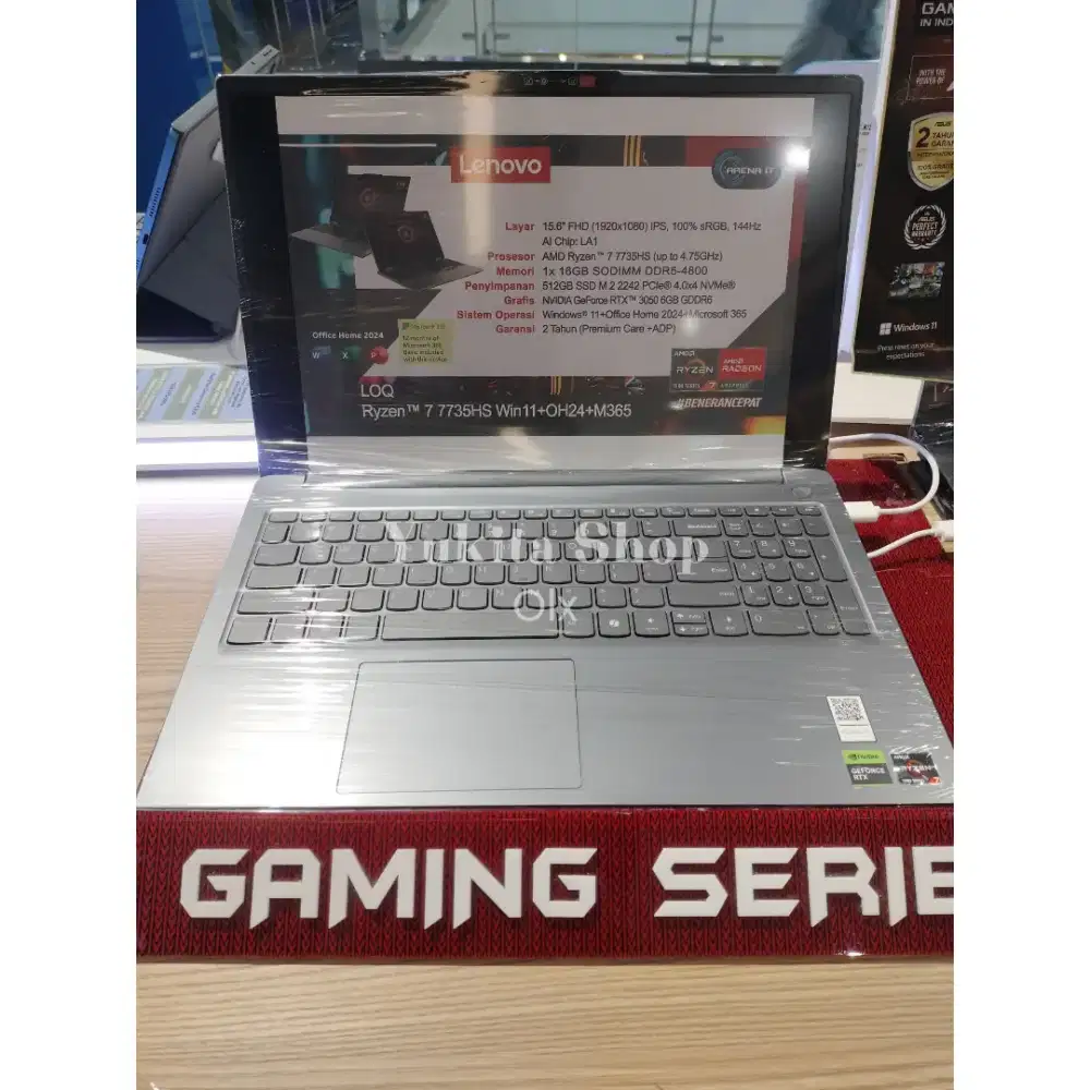 LOQ Lenovo Notebook R7 16/512GB