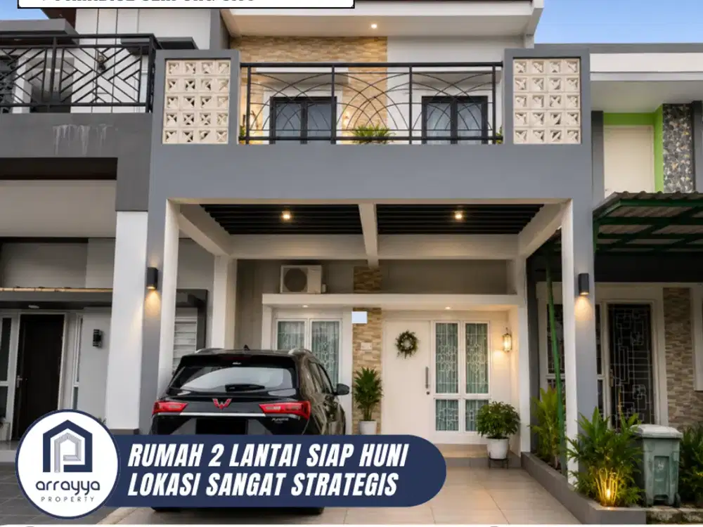DIJUAL RUMAH CANTIK 2 LANTAI SIAP HUNI LOKASI SANGAT STRATEGIS DI PARADISE SERPONG CITY (EN696)