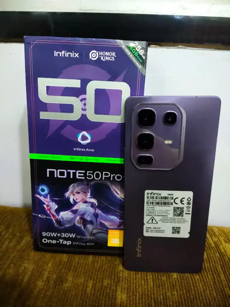 infinix note 50 pro ram 8/256gb garnsi panjang fullset original