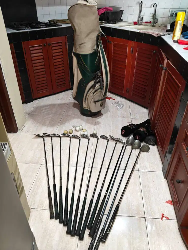 SALE - Full Set Stick Golf Premium + Tas Golf (semua yang di foto)