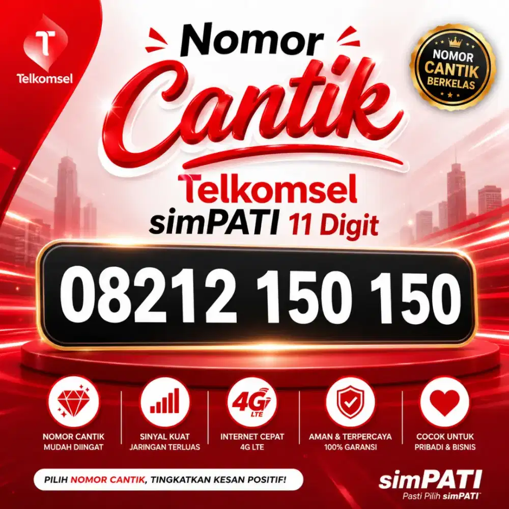 Nomor cantik telkomsel simpati 11 digit 150 150