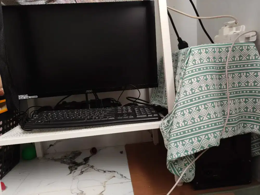 Pc fullset ryzen 5 1600 rx 570