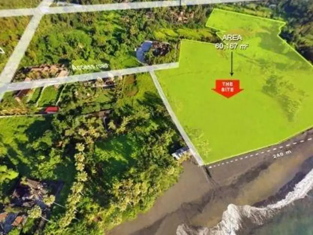 Tanah Kavling Tepi Pantai Saba Dengan View Sunrise Di Gianyar