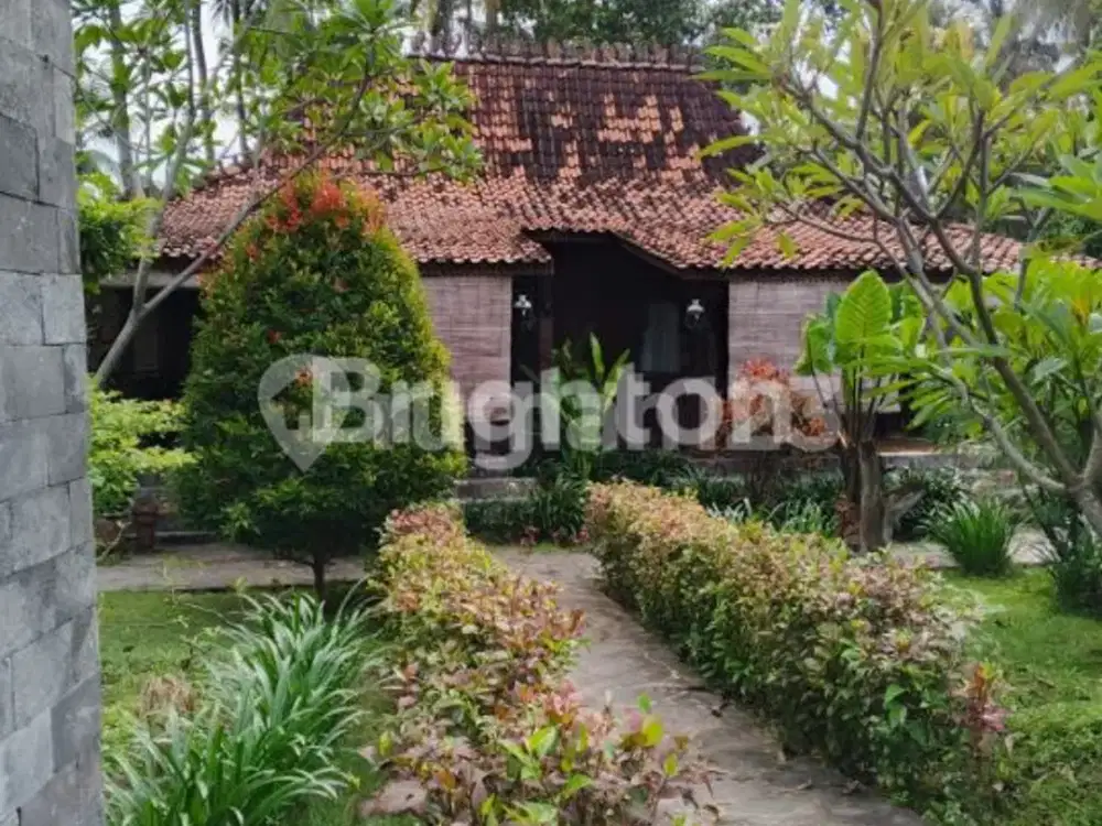 Tanah 1 hektar Pinggir Pantai Lombok berisi Villa Cantik