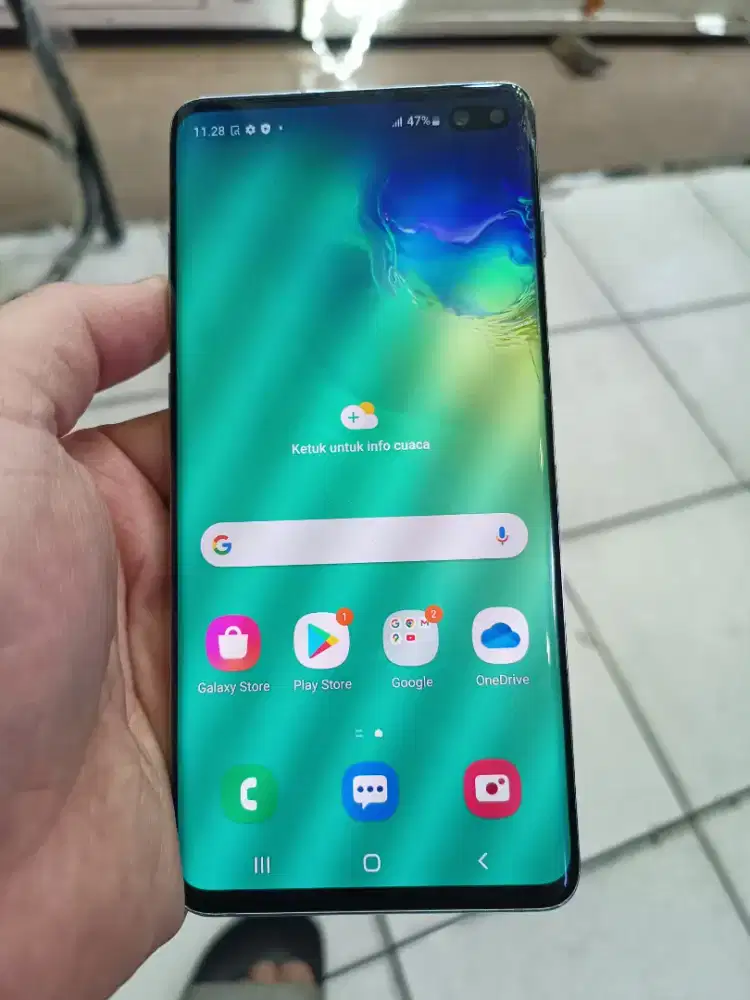 Samsung S10 Plus 8/128gb inter batangan mulus wifi only murah  !!