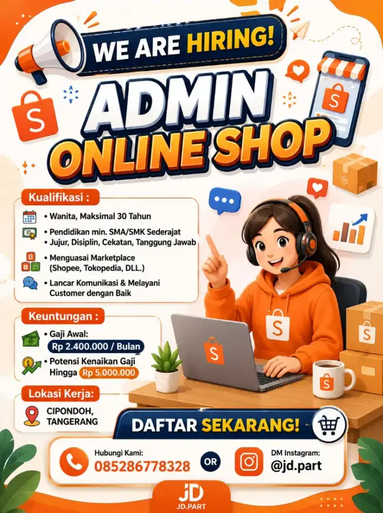 ADA KESEMPATAN BERGABUNG DI KAMI