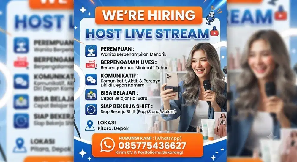 HOST LIVE TIKTOK DEPOK