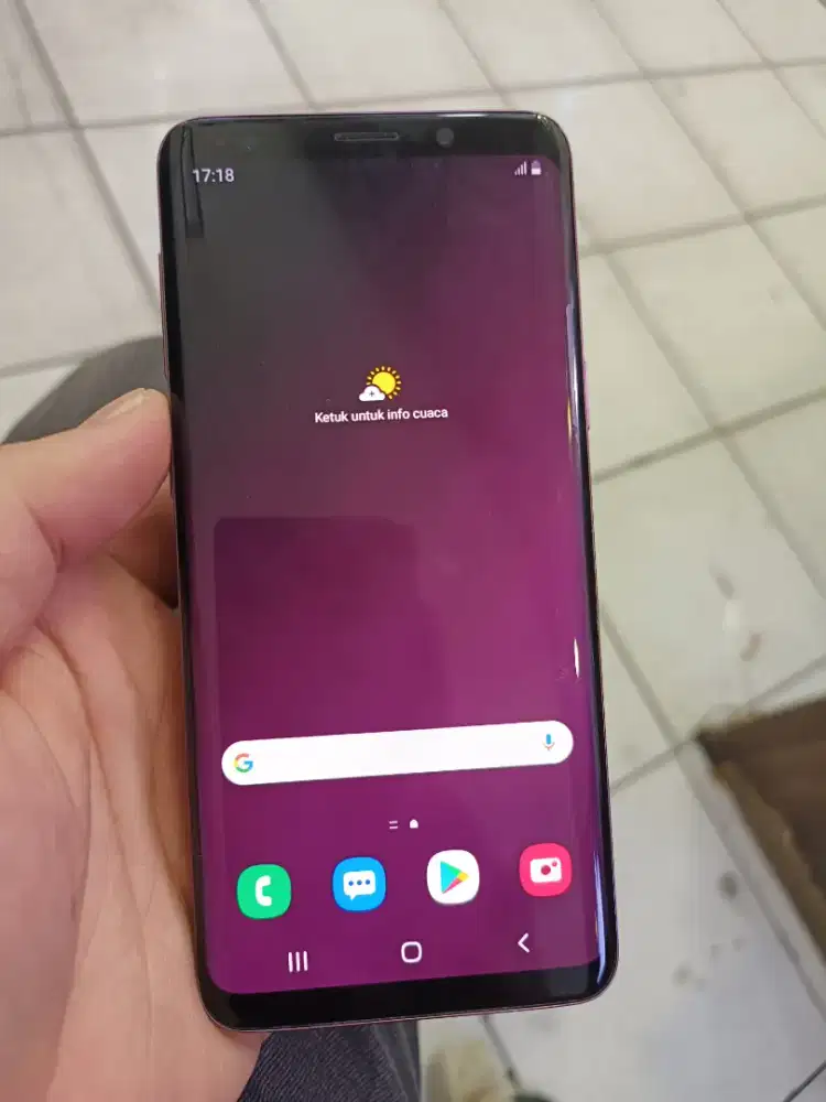 Samsung S9 4/64gb inter batangan mulus wifi only murah  !!