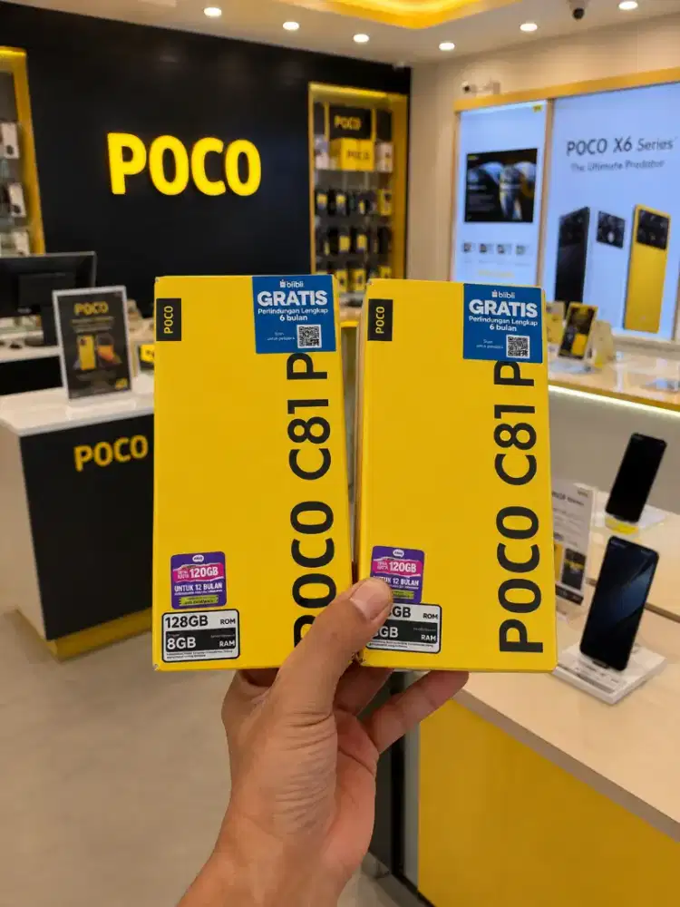 [ Fast respon WA ] Poco C81 Pro 4+4/128 Garansi resmi 15bln