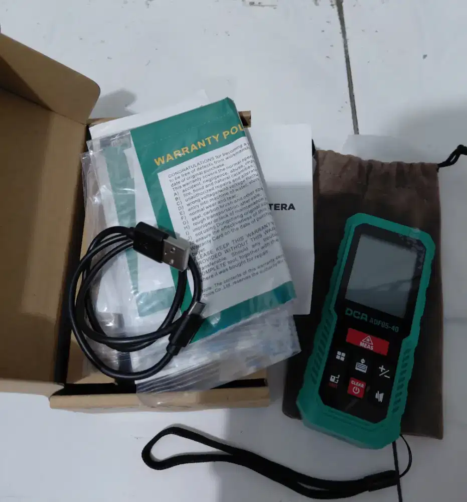 Meteran laser 40m merk DCA