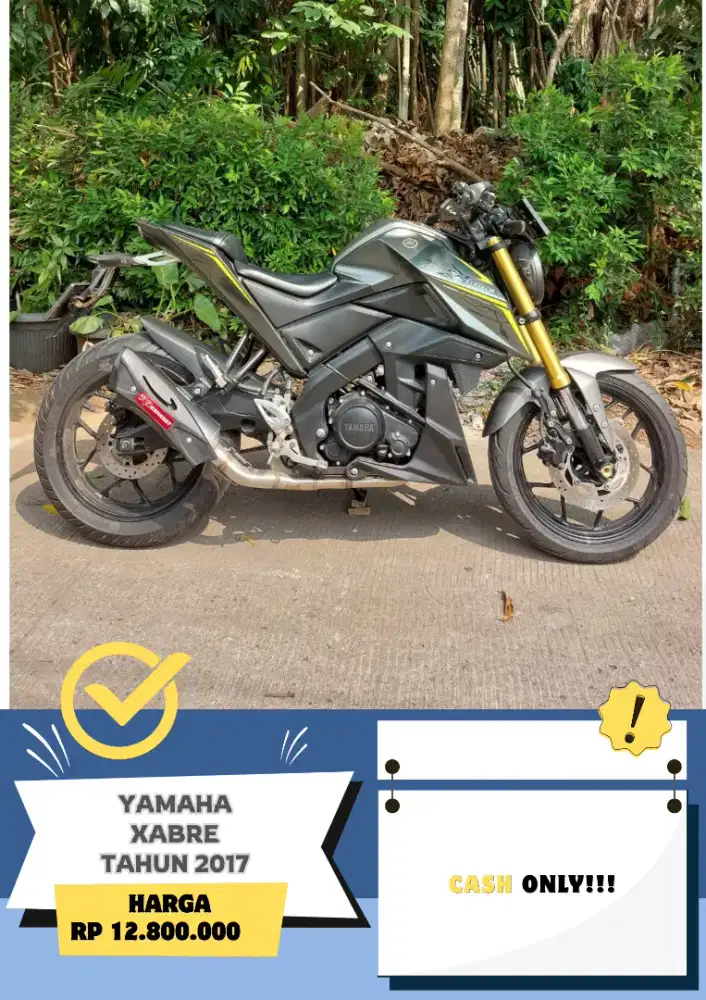 YAMAHA XABRE TAHUN 2017 READY PAKAI