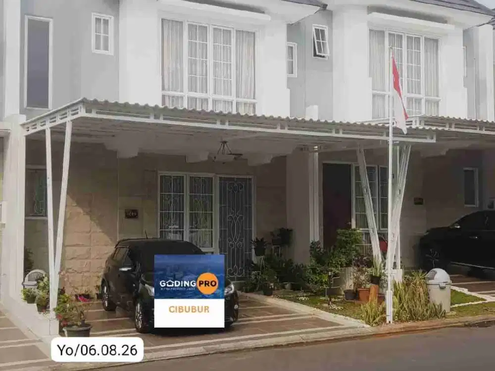 Di jual rumah minimalis modern style cluster premium terdepan bebas banjir. CitraGran Cibubur.