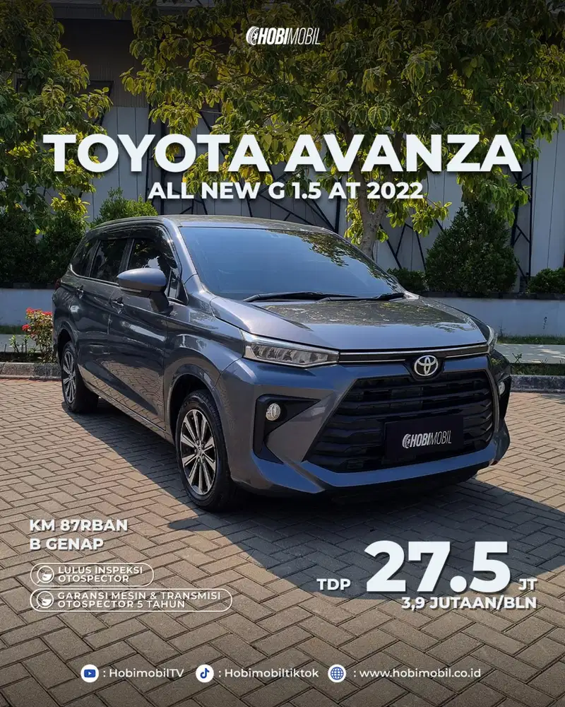All New Avanza G 1.5 AT Thn 2022