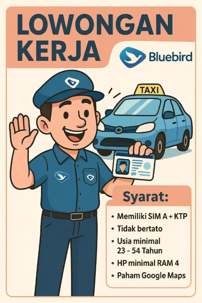 Lowongan Kerja Driver Blue Bird