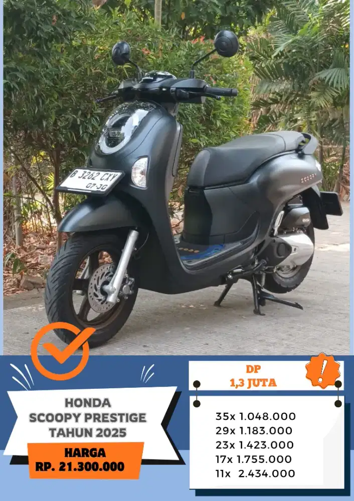 KM 5 RIBU!! HONDA SCOOPY PRESTIGE TAHUN 2025