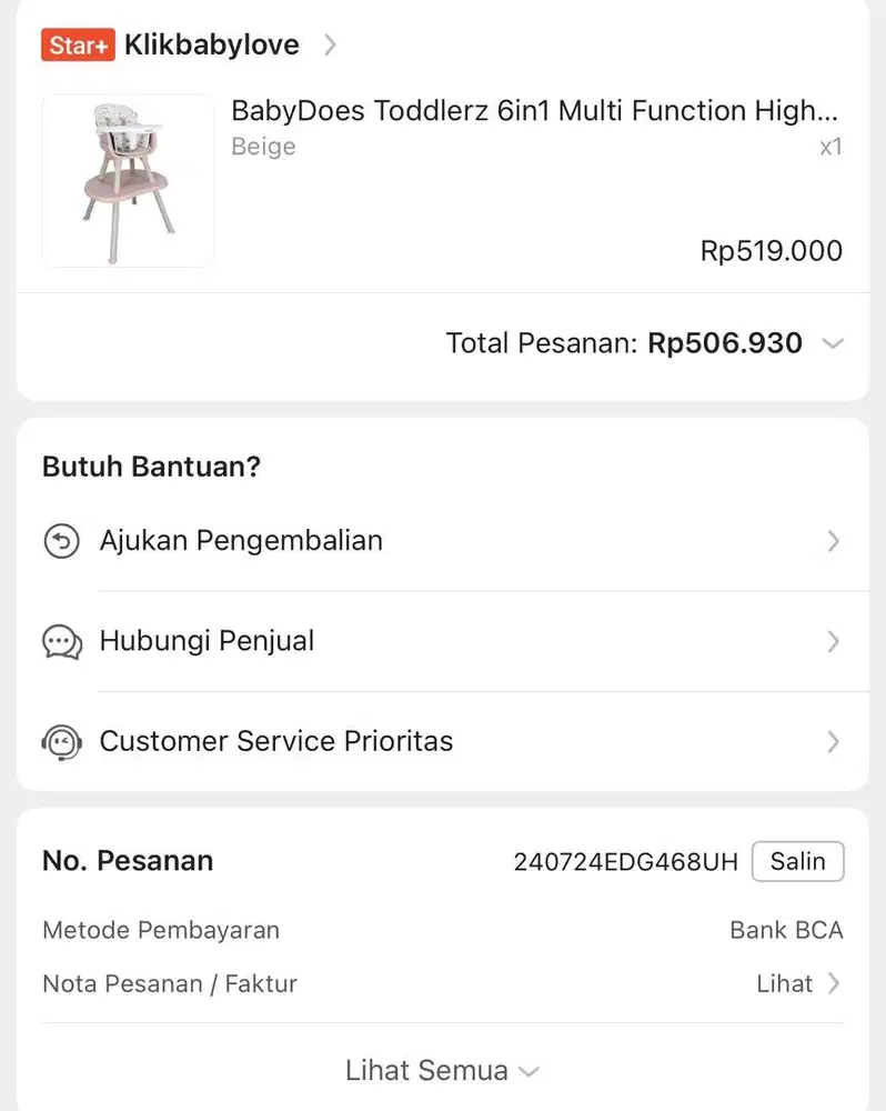 Babychair babydoes 6in1 Preloved Cuma kepake sebentar