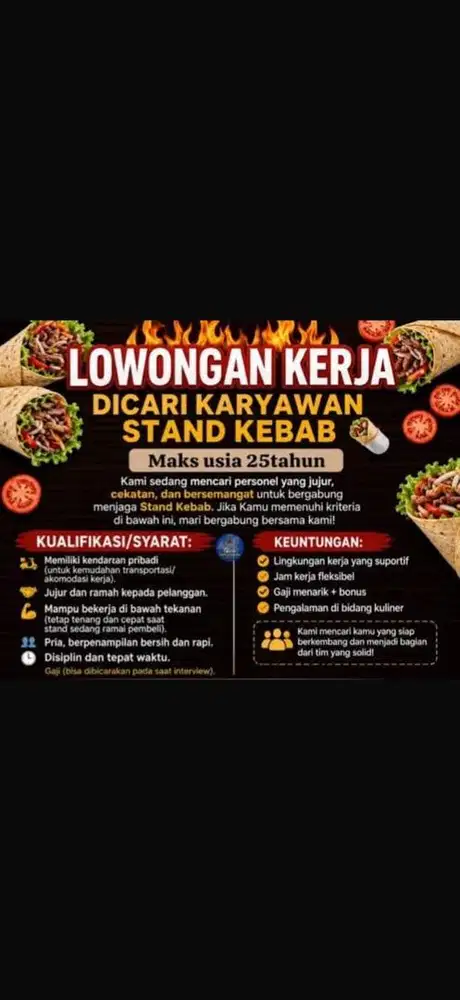 Kebab & nasi biryani