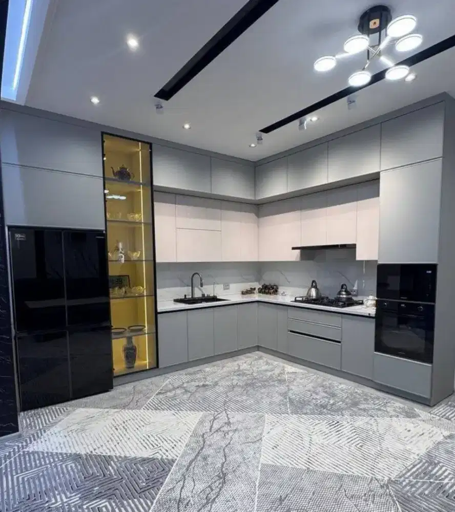 Custom kitchen set minimalis wardrobe bedroom set livingroom room