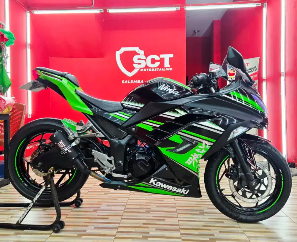 JualCpt90%LikeNew PjkApr27 Modif 5Jt KAWASAKI NINJA 250 2016 KRT SE