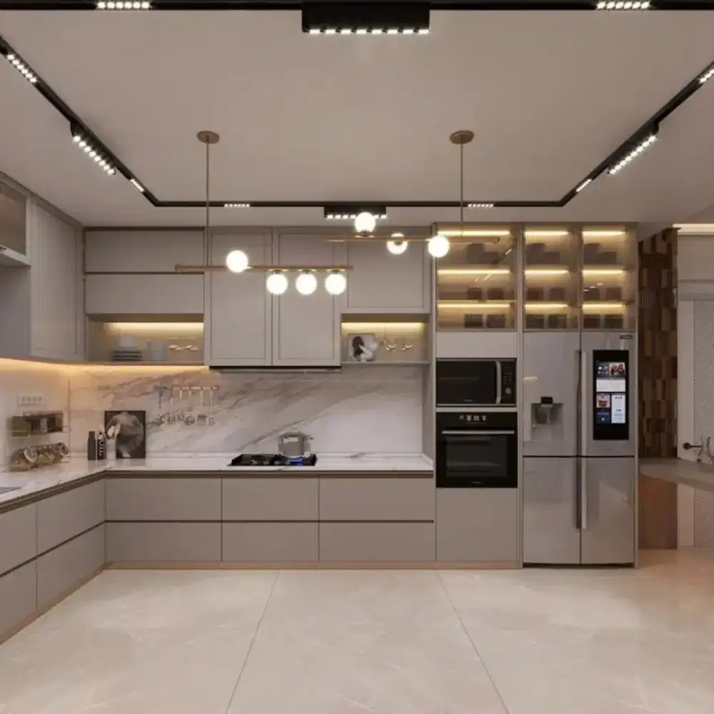 Custom kitchen set minimalis wardrobe bedroom set livingroom room