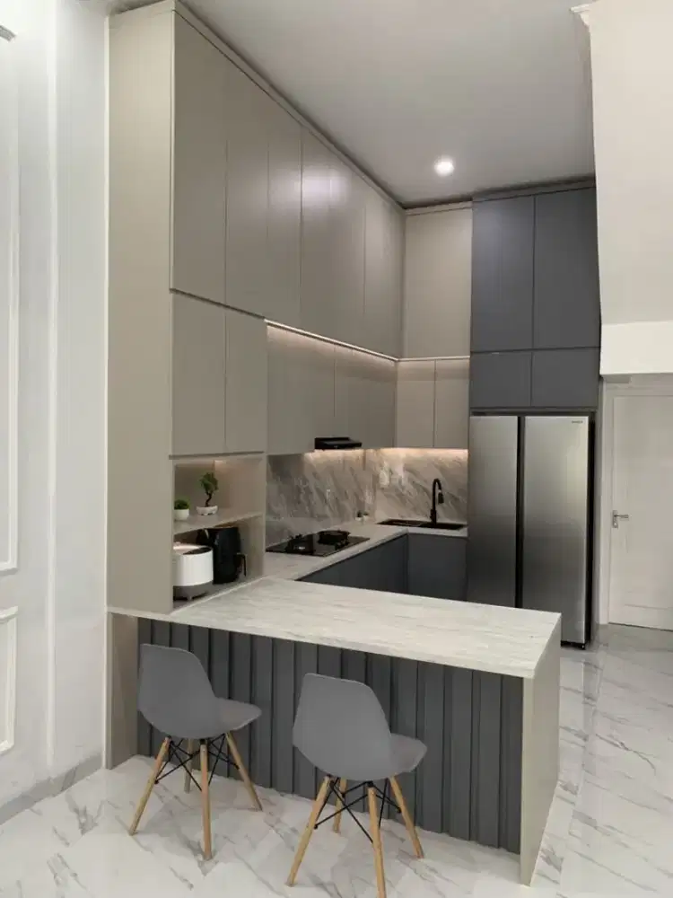 Custom kitchen set minimalis wardrobe bedroom set livingroom room