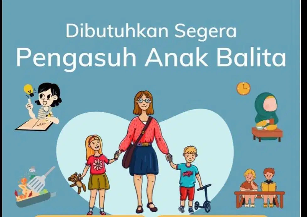 Di cari pengasuh anak 14 bulan