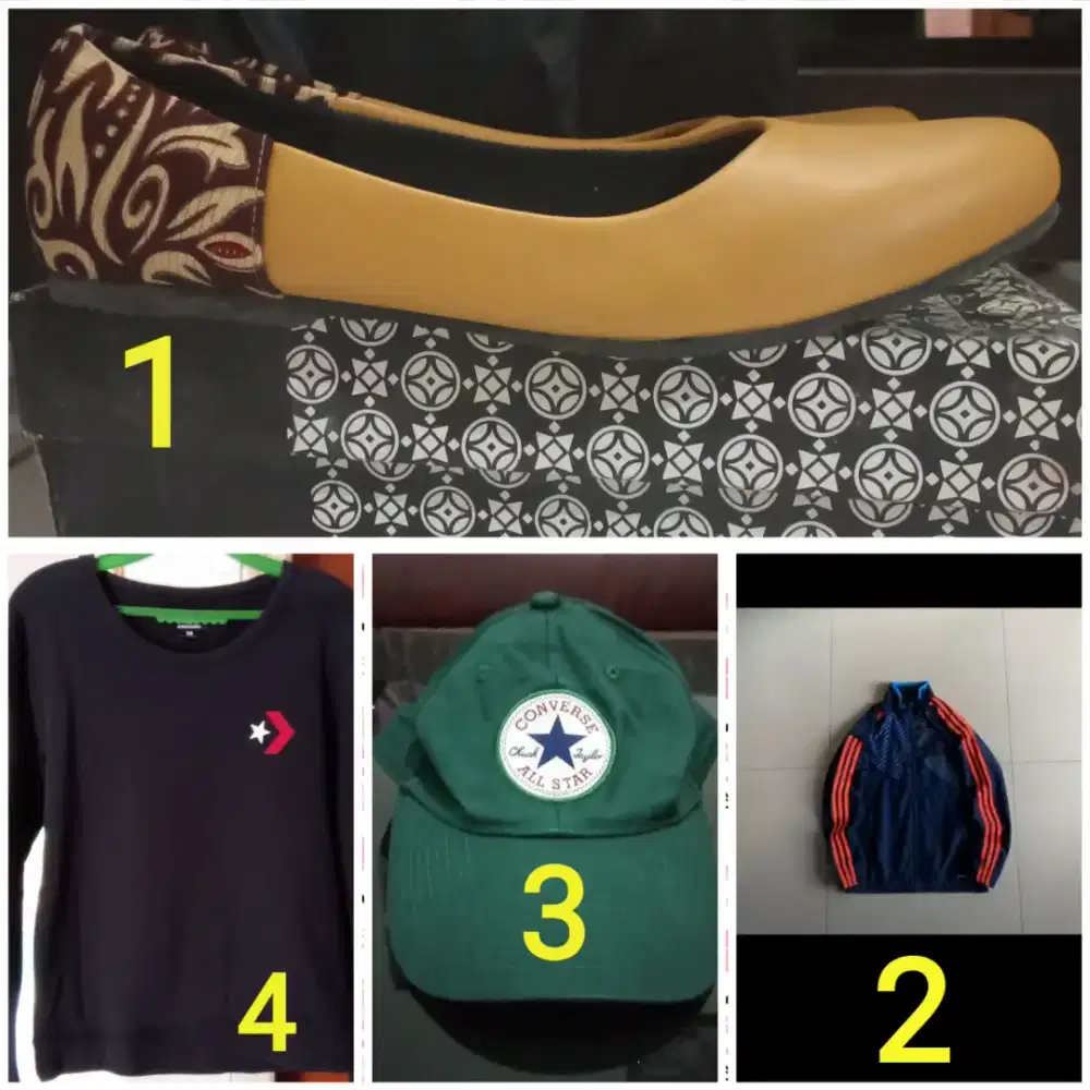 Sepatu Wanita, Topi Unisex, Sweater, Jaket Pria ADIDAS