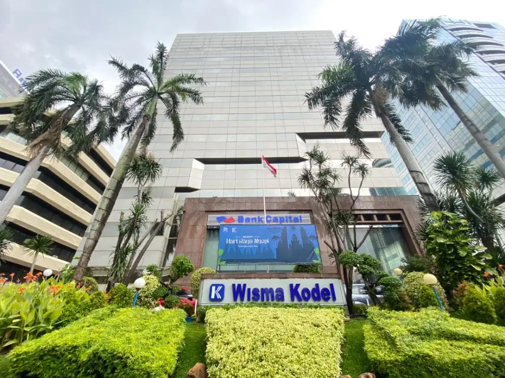 Kantor di Wisma Korindo Luas 214 sqm Bare Area MT Haryono