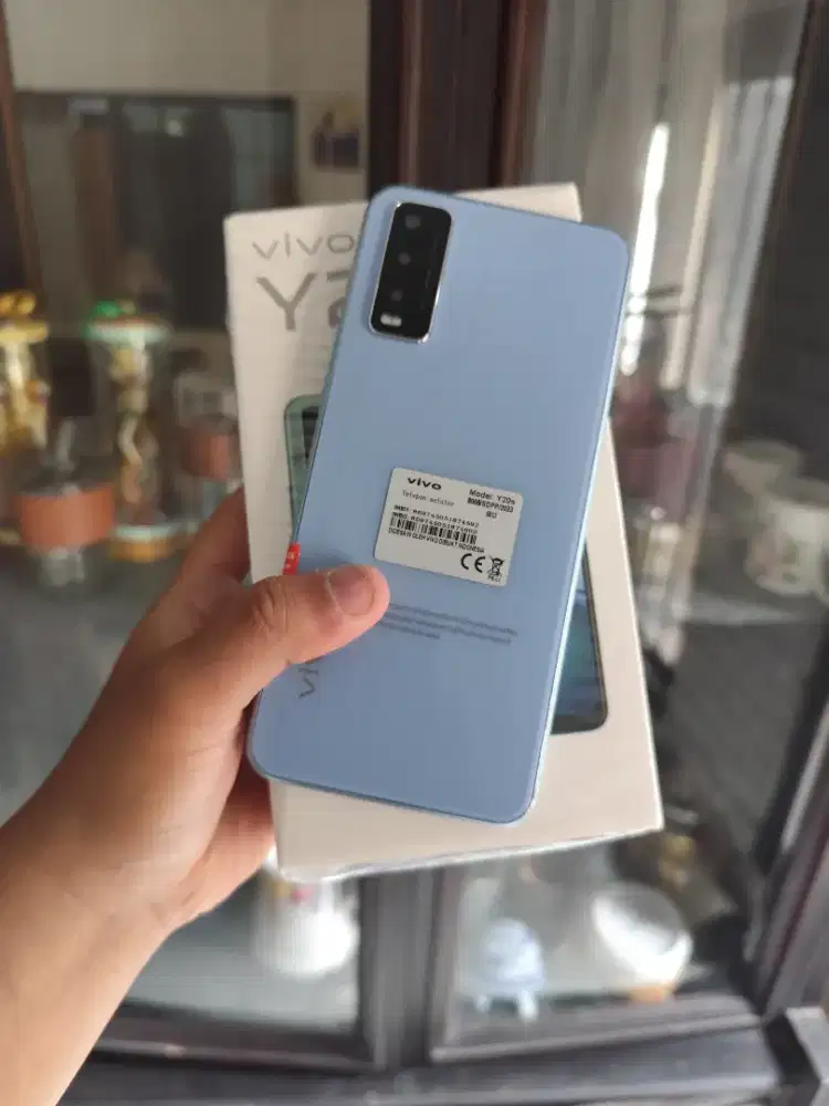 Vivo y20s 8/256 fullset baru