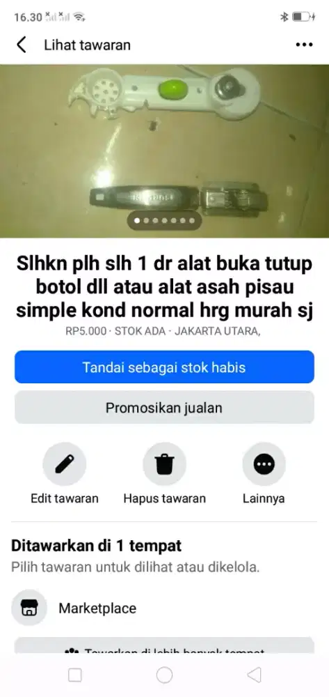 Slhkn plh slh 1 dr buka an tutup botol/alat asah pisau kond normal