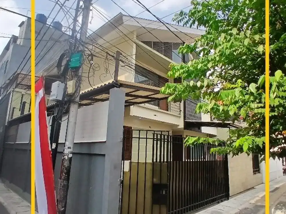 Disewakan Rumah 2 Lantai, bisa untuk kantor dekat Stasiun Kereta di Menteng