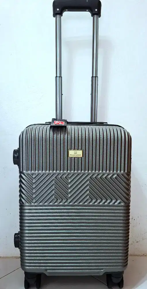 Baru tas koper polo hardcase fiber 18 inch