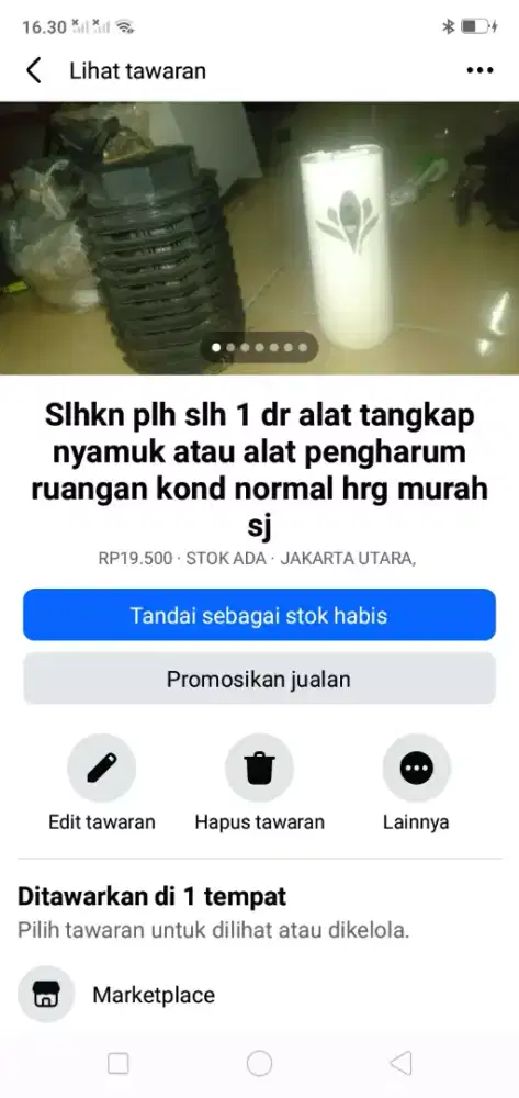 Slhkn plh slh 1 dr alat tangkap nyamuk/alat pengkahum kmr TDR dll