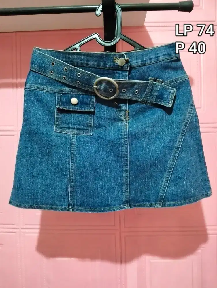 Rok pendek jeans
