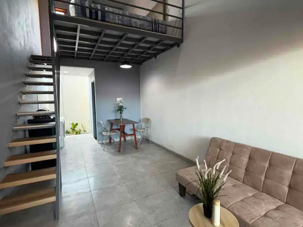 Disewakan Villa Mezzanine Room Siap Huni Dekat Sunset Road, Kuta Bali