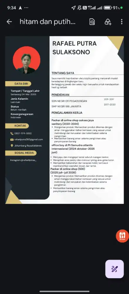 Mencari loker office boy