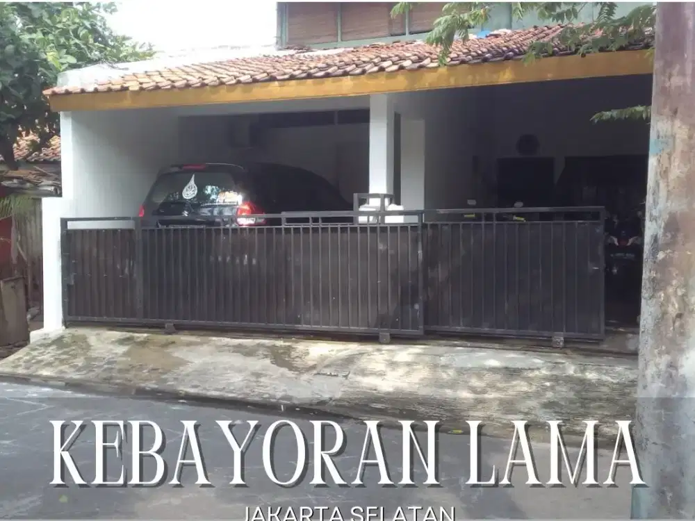DIJUAL MURAH RUMAH TINGGAL DI KEBAYORAN LAMA JAKARTA SELATAN