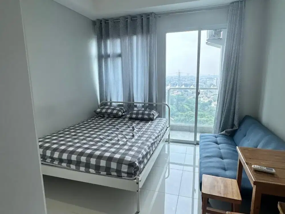Apartemen di jakarta barat puri mansion tipe studio full furnish siap huni