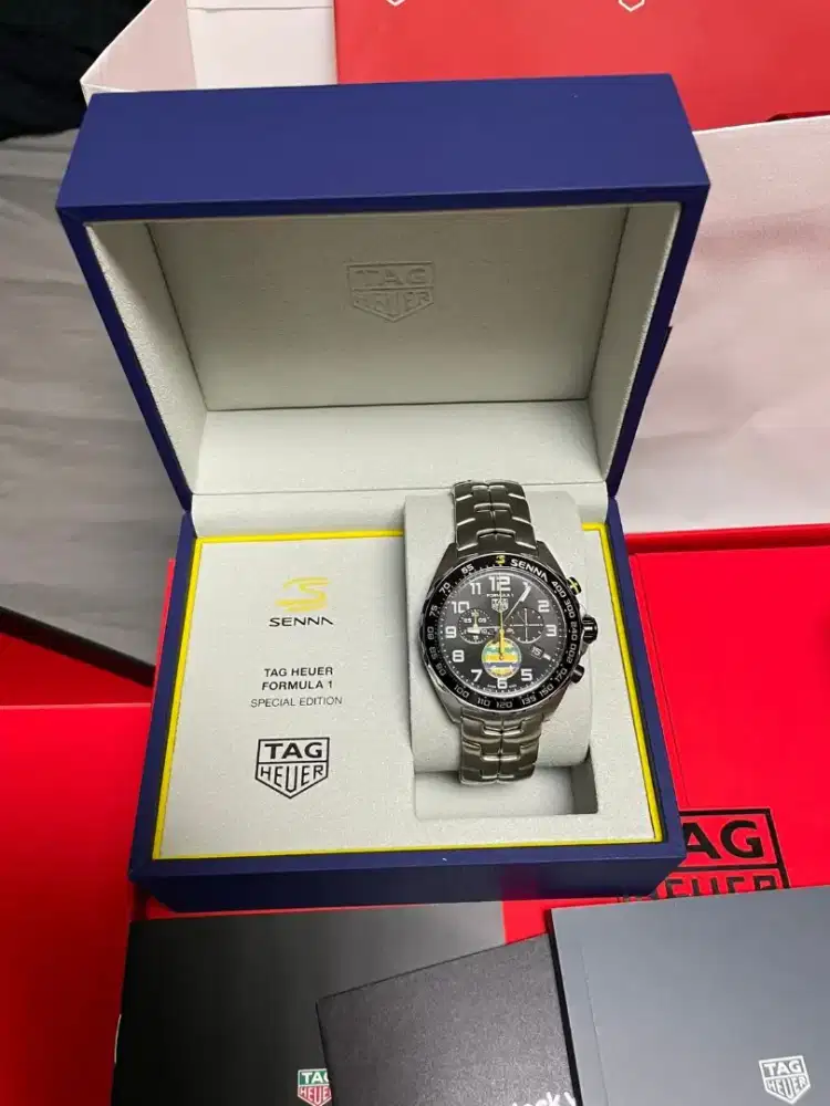 Tag Heuer Formula 1 Quartz Chronograph X Senna 43 mm Original