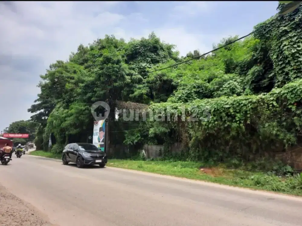 Tanah Pinggir Jalan SHM Hanya 2 KM Dari BSD Pasar Modern