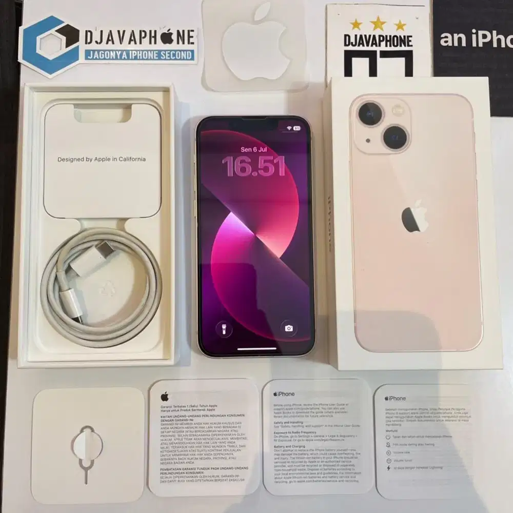 iPhone 13 mini Pink 128GB Ex iBox Resmi
