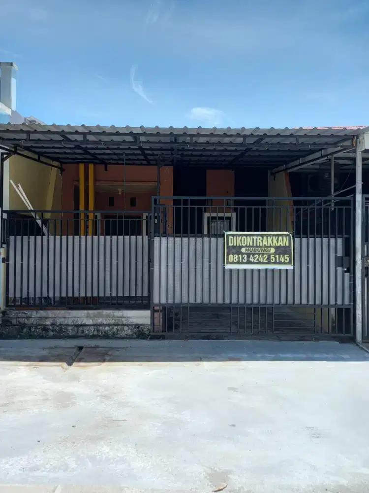 Dikontrakkan Rumah Type 45 Rp.20jt / Thn