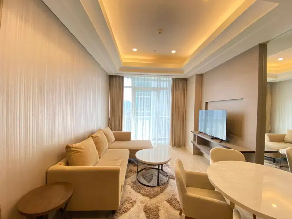 Disewakan Cepat Apartemen South Hills 2 Br Luas 87 M2 Bagus Jakarta Selatan